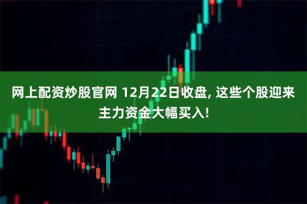 网上配资炒股官网 12月22日收盘, 这些个股迎来主力资金大幅买入!